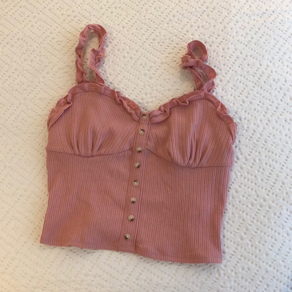 Pink ruffle top - Picture 2 of 3